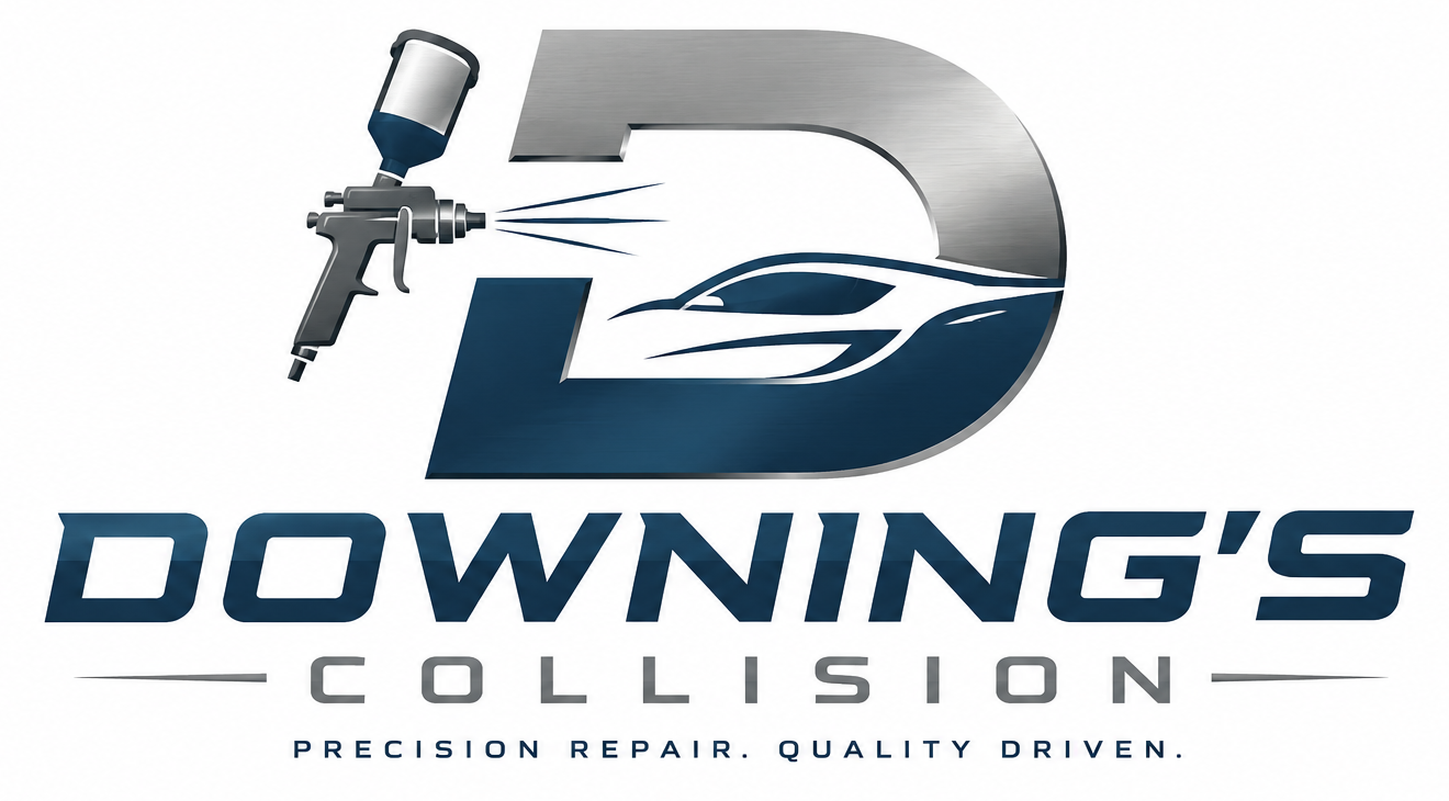 Downing's Collision logo